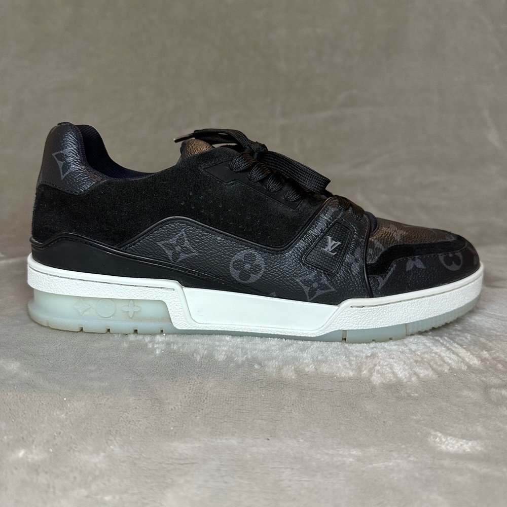 Louis Vuitton Black & Gray Sneaker Trainers